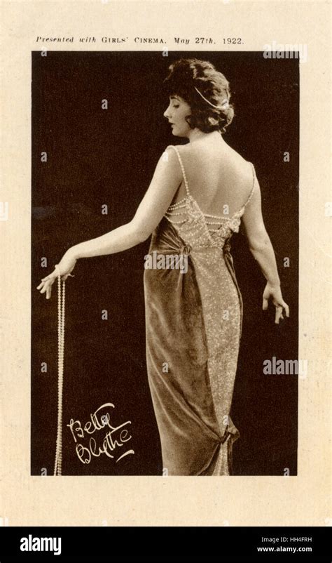 Betty Blythe American Actress Stock Photo Alamy