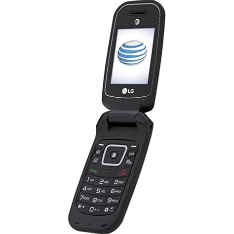 Lg B470 Atandt Basic Flip Phone Black