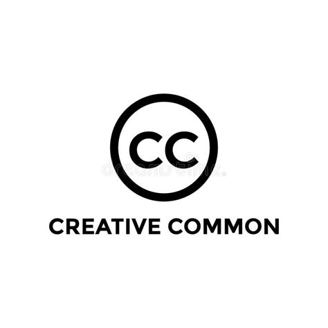 Creative Common Icon Design Template Vector Isolated Stock Illustration
