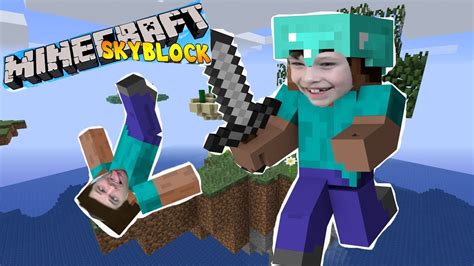 Playing Skyblock In Minecraft Youtube