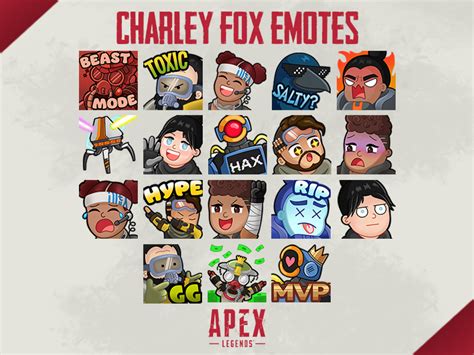 Apex Legends Twitch Emotes Fox Artwork Twitch Legend