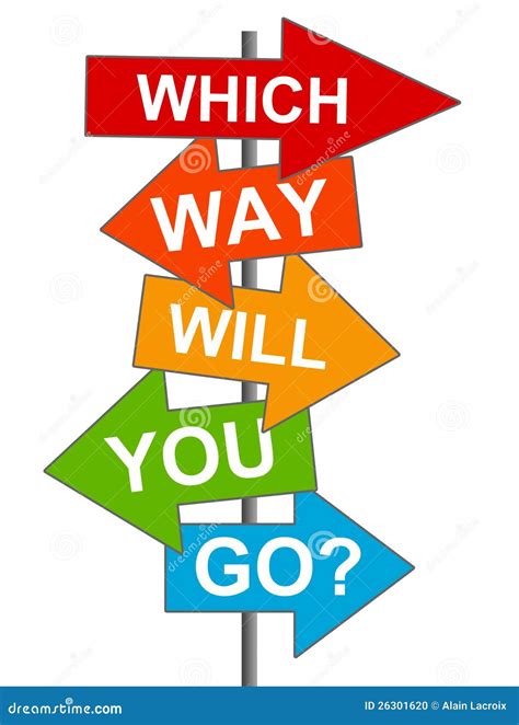 Which Way Stock Photo Image 26301620