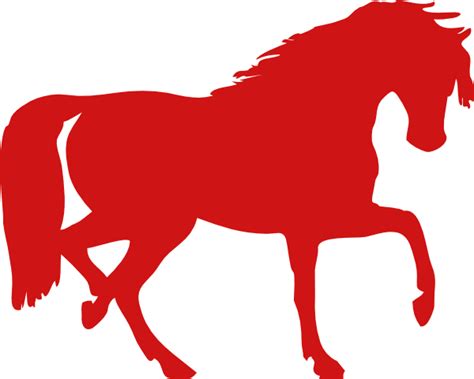 Red Horse Clipart
