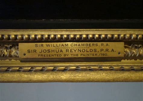 Frame For Sir Joshua Reynolds Pra Portrait Of Sir William Chambers R