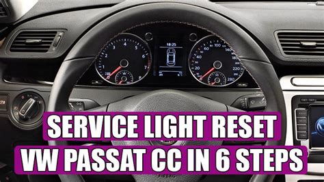 Service Light Reset Oil Service Reset Vw Passat Cc In 6 Steps