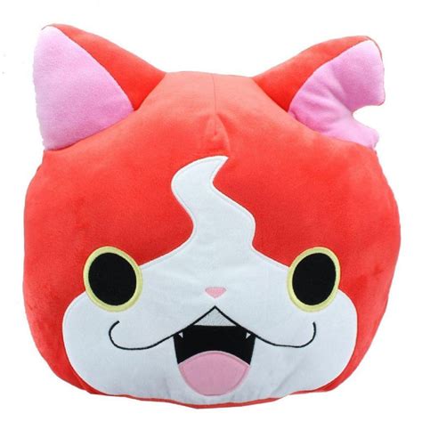 Yo Kai Watch Jibanyan 15 Inch Plush Pillow Oriental Trading In 2022 Plush Pillows Red Cat Kai