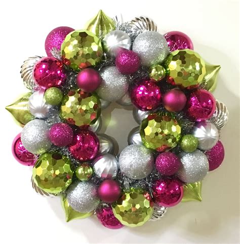 Disco Ornament Wreath Ornament Wreath Handmade Wreaths Handmade