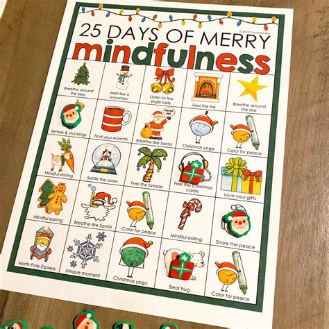 Christmas Mindfulness Activities 25 Mindful Mornings Activities