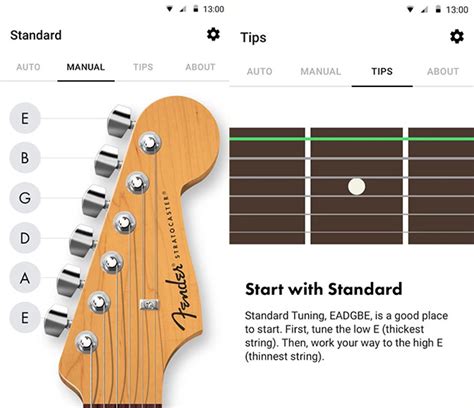 Android приложения › музыка и аудио. Android axe players get Fender's free guitar tuning app ...