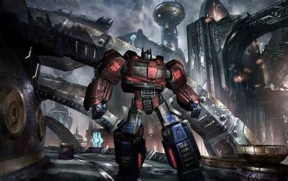Transformers Megatron Cybertron Wallpapers Fall Prime Optimus