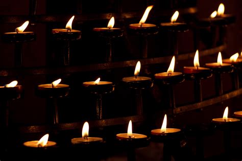 Candles In Church Free Stock Photo Public Domain Pictures