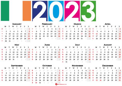 2022 Calendar Ireland With Holidays And Weeks Numbers