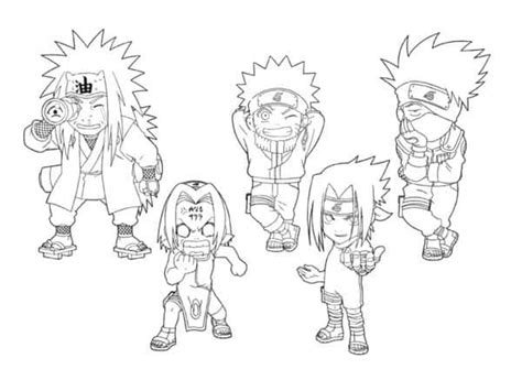 Desenhos Para Colorir Do Naruto 40 Opções Para Imprimir