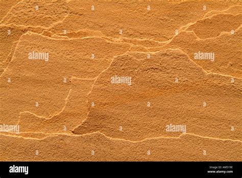 Orange Colored Layered Sandstone Background Stock Photo Alamy