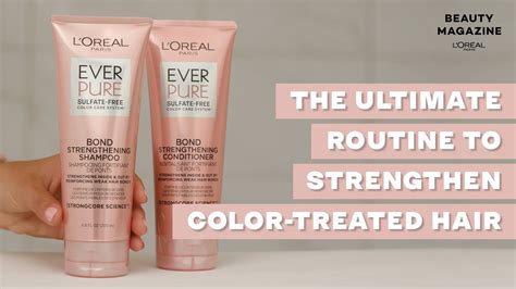 The Ultimate Routine To Strengthen Color Treated Hair Youtube
