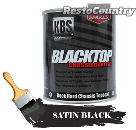 Kbs Chassis Coater Blacktop 4 Litre Satin Black Car Truck Paint Rust