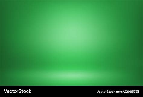 Green Studio Backdrop 3d Room Lightbox Background Vector Image
