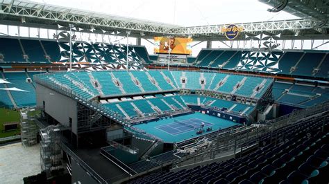 That noise would be coming in our. Hard Rock Stadium, la nueva casa del Miami Open - YouTube