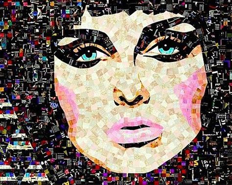 420205655m 500×400 Paper Art Projects Art Mosaic Portrait