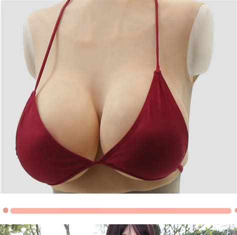 Top Quality G Cup Realistic Silicone Breast Forms Artificial Boobs Enhancer Crossdresser Vagina
