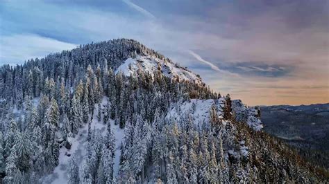 Aerial View Of Vast Snowy Landscape Filmpac