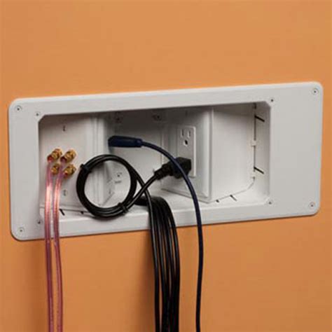 Arlington Recessed Tv Box With Angled Openings