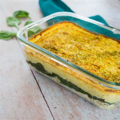 Parmentier de lieu aux épinards et à l aneth