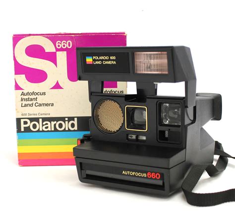 Polaroid Sun 660 Af Autofocus Instant Land Camera In Box From Japan