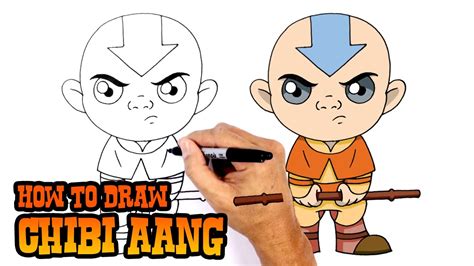 How To Draw Aang Avatar The Last Airbender Youtube
