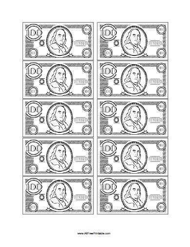 Free Printable Money Printable Play Money Play Money