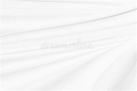 Beauty Soft Lines Fabric White And Gray Abstract Smooth Curve Shape