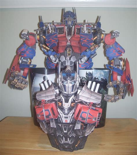 Optimus Prime Aoe Papercraft Wip Part2 By Arc Caster135 On Deviantart