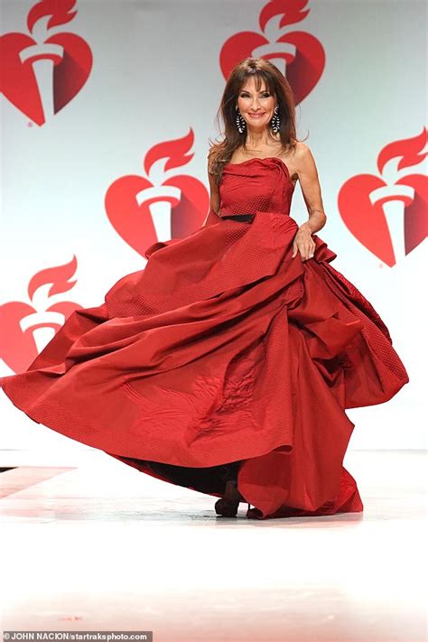 Susan Lucci 72 Takes A Tumble While Walking The Runway At American