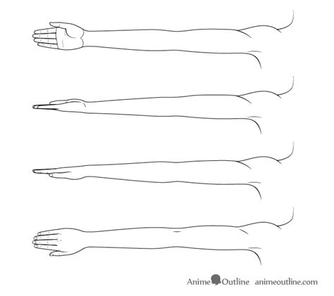 Female Anime Arm Drawing Draw Anime Character Tutorial Step By Step