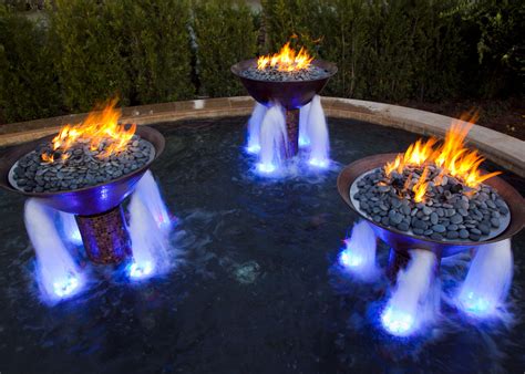 Fire Pit And Fountain Combo