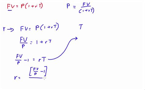Future Value Based On Simple Interest Concept And Formulas Youtube