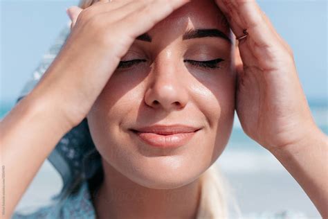 Summer Style Portraits Of Pretty Young Woman By Stocksy Contributor Viktor Solomin Stocksy