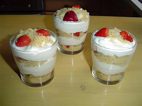Recette de verrines au mascarpone et fraises