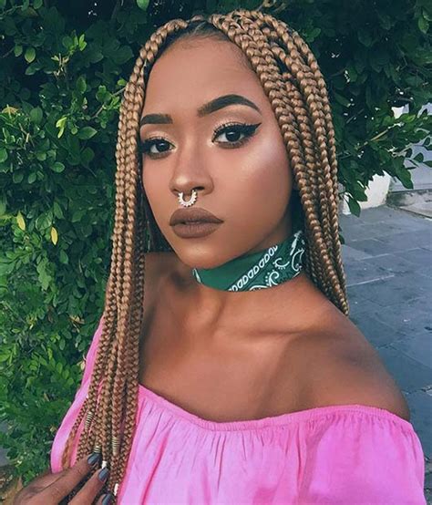 Cool Blonde Box Braids Hairstyles To Try Page Of Stayglam