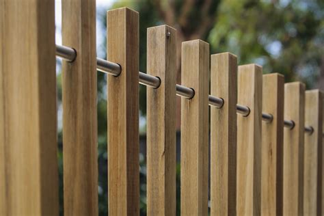 Timber Battens Pool Fence Garden Fencing