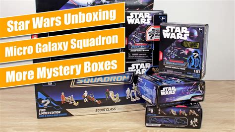 Jazwares Star Wars Micro Galaxy Squadron Unboxing Scout Class Mystery