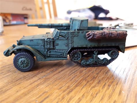 Kirklees Wargames Club 20mm British M3 Half Track 75mm Gun Motor Carriage