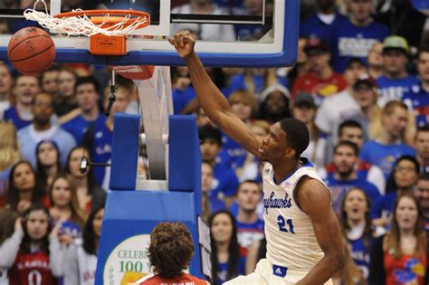 College Basketball Scores Kansas Clinches 10th Straight Big 12 Title