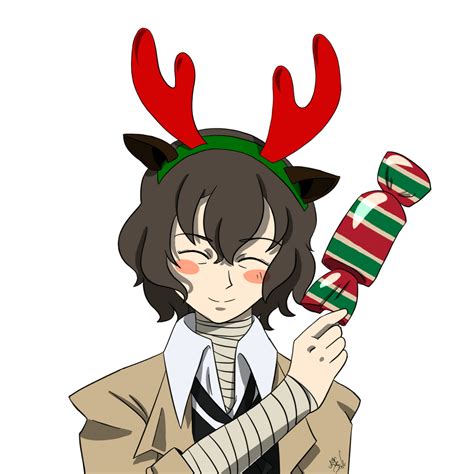 Bsd Dazai Osamu Png Christmas By Isaki Senpai On Deviantart