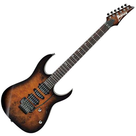 Disc Ibanez Rg970wbw Premium Electric Guitar Walnut Burst With Case At