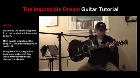The Impossible Dream Guitar Tutorial Youtube