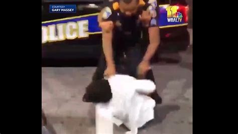 Video Shows Baltimore Police Officer Punching Female Sergeant On The