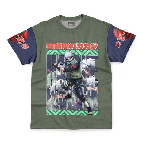 Hatake Kakashi Naruto Shippuden Streetwear T Shirt Anime Ape