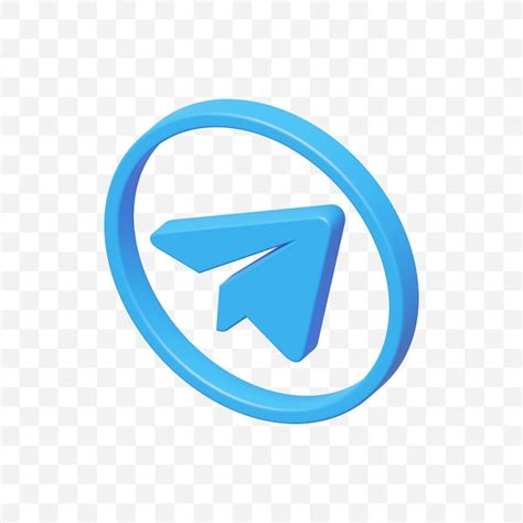 Premium Psd Telegram Social Media 3d Icon