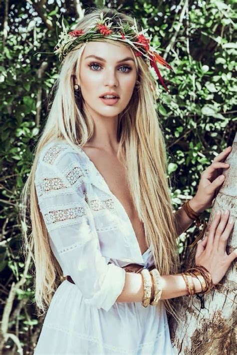The Most Beautiful Woman Boho Candice Swanepoel Boho Fashion